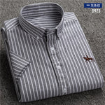 New S to 6xl short sleeve 100% cotton oxford soft comfortable regular fit plus