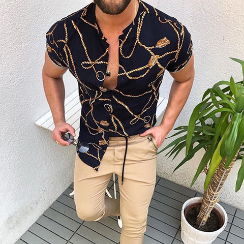 Casual Shirt Men 2020 Spring Slim Fit Men's Casual Shirt Long Sleeve