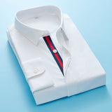 Shirt Men's Spring Autumn Casual Shirt 2020 fashion Embroidery business