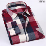 Cotton 2020 Spring Autumn Casual Long Sleeve Shirt Soft Comfort Slim Fit Styles Brand Man Plus Size