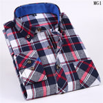 Cotton 2020 Spring Autumn Casual Long Sleeve Shirt Soft Comfort Slim Fit Styles Brand Man Plus Size