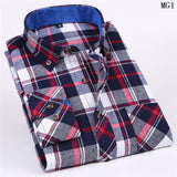 Cotton 2020 Spring Autumn Casual Long Sleeve Shirt Soft Comfort Slim Fit Styles Brand Man Plus Size