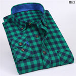 Cotton 2020 Spring Autumn Casual Long Sleeve Shirt Soft Comfort Slim Fit Styles Brand Man Plus Size