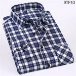 Cotton 2020 Spring Autumn Casual Long Sleeve Shirt Soft Comfort Slim Fit Styles Brand Man Plus Size