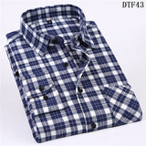 Cotton 2020 Spring Autumn Casual Long Sleeve Shirt Soft Comfort Slim Fit Styles Brand Man Plus Size